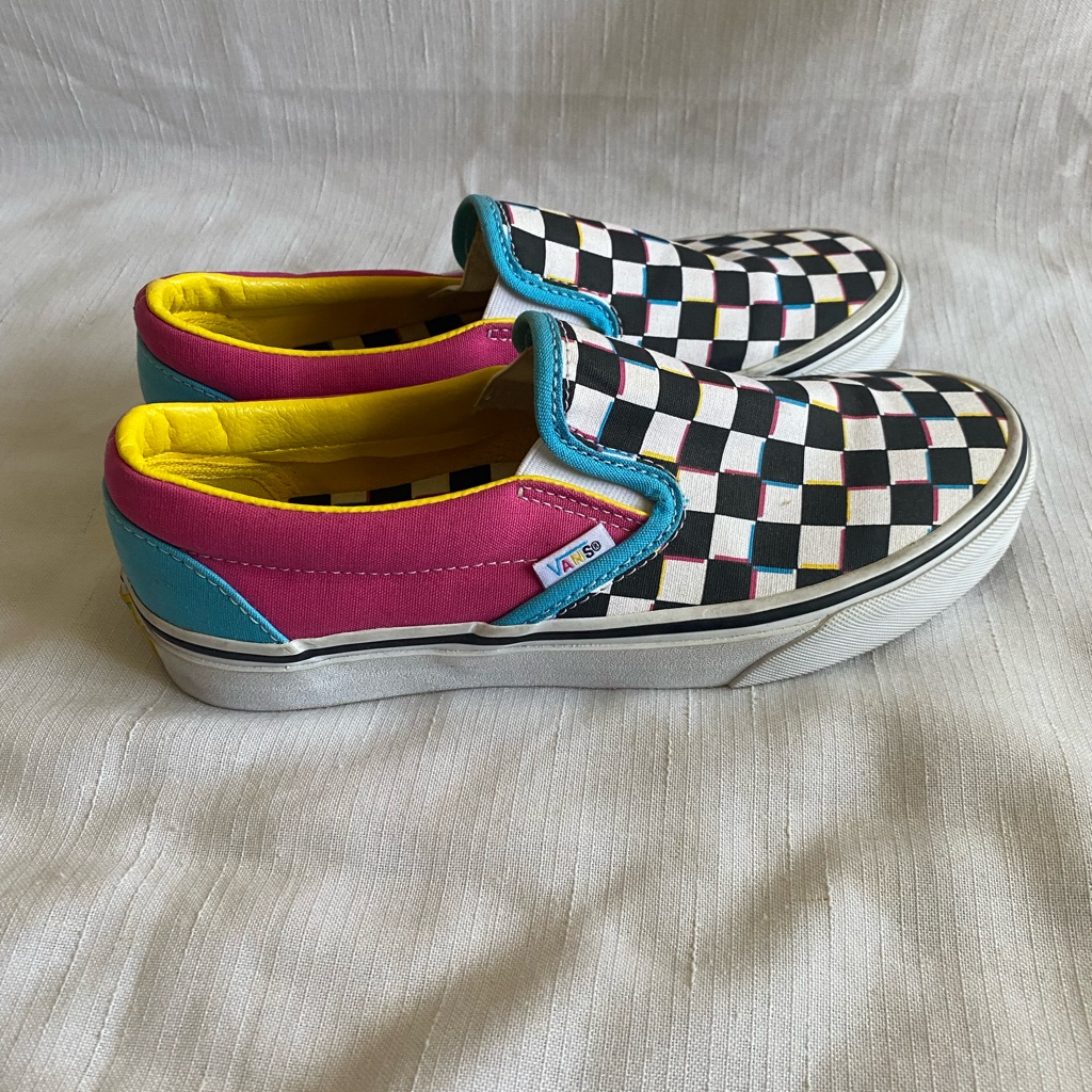 Vans Multicolor Slip On Shoes